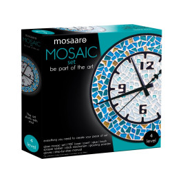 Набір для творчості скляна мозаїка «Годинник» круглий Mosaaro MA4001
