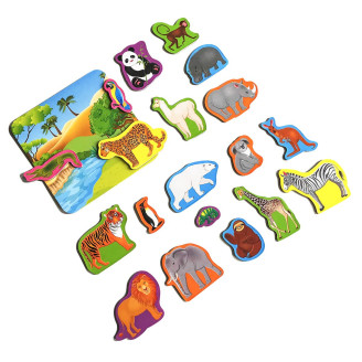 Magnetic set "Zoo" with board RK2090-02
