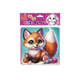 Гра розвиваюча Vladi Toys м'які пазли "Зайчик та лисичка" VT1102-35