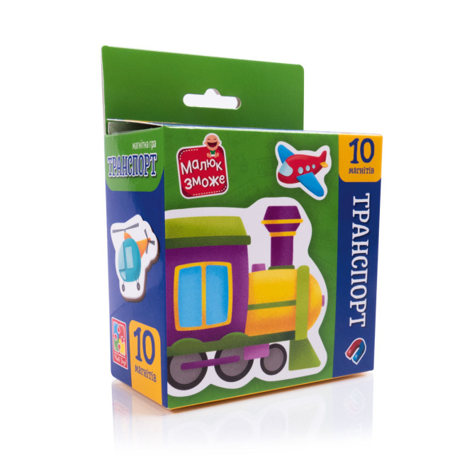 Гра розвиваюча Vladi Toys набір магнітів. "Транспорт" VT3106-35