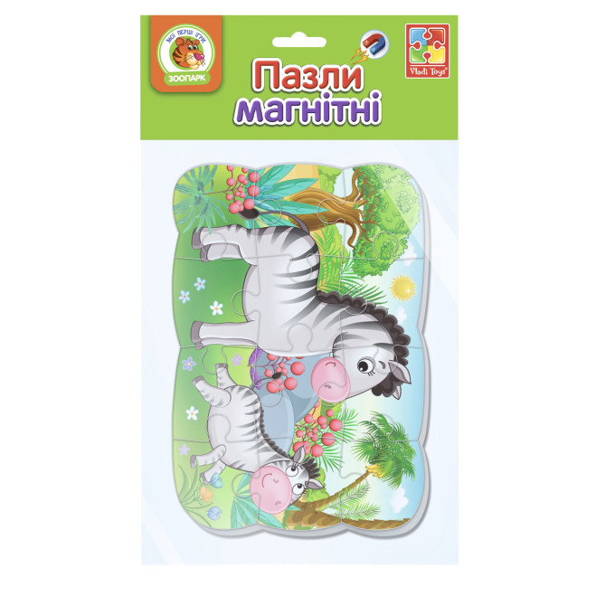 Пазли на магніті А5 "Зебрики" VT3205-75 Пазли на магніті А5 "Зебрики" VT3205-75