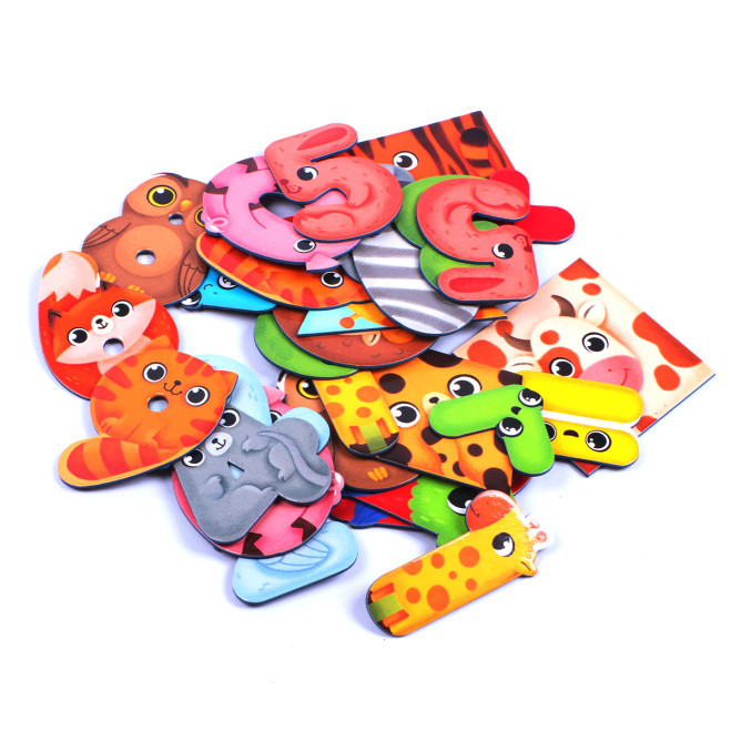 Гра розвиваюча Vladi Toys магнітна. Диво-математика. Цифри та фігури. VT5411-19