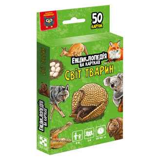 Енциклопедія на картках Vladi Toys "Світ тварин" VT6002-01