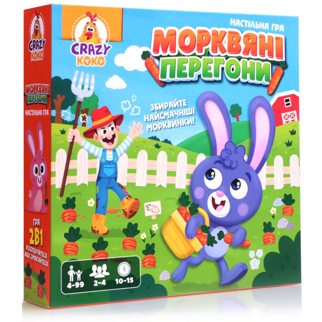 Гра настільна Vladi Toys маршрутна. Морквяні перегони. VT8055-33