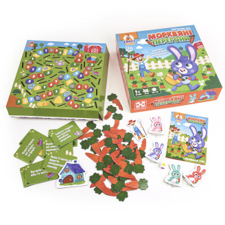 Гра настільна Vladi Toys маршрутна. Морквяні перегони. VT8055-33