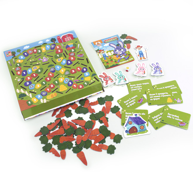 Гра настільна Vladi Toys маршрутна. Морквяні перегони. VT8055-33