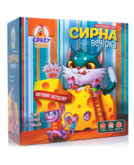 Гра настільна Vladi Toys розважальна. Сирна вечірка VT8055-38