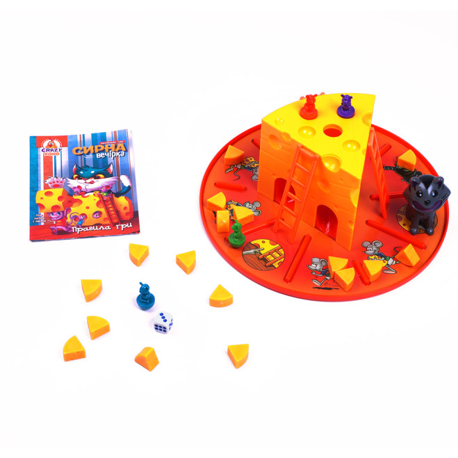 Гра настільна Vladi Toys розважальна. Сирна вечірка VT8055-38